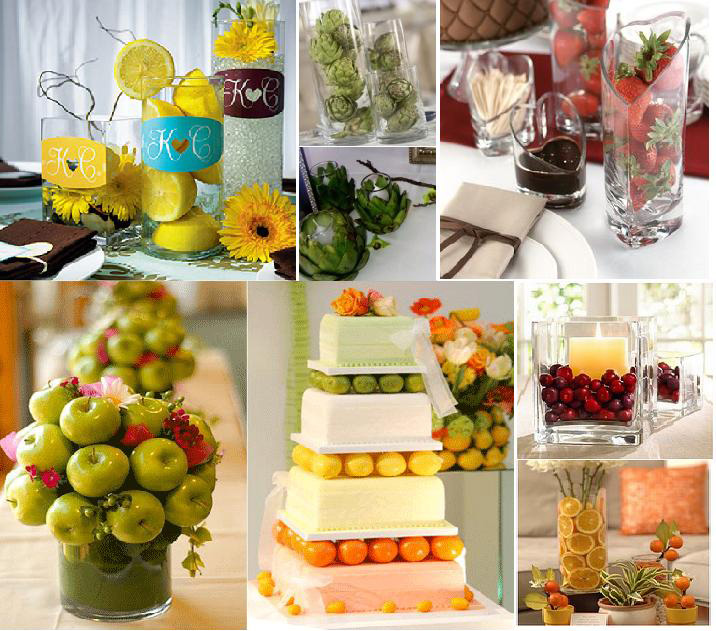 Fruits for Centerpieces and More fruit centerpiece ideas